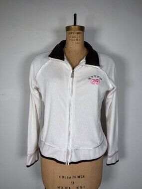Y2K Ecko Women's Rhinestone Zip-Up Vest